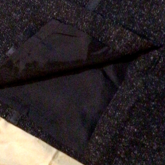 Stylish Brown skirt with leather-like stripes - Picture 12 of 16